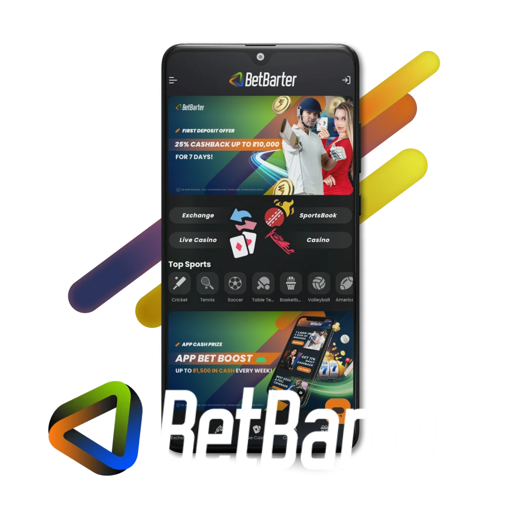 Learn how to download the BetBarter app (apk) in India and place bets.