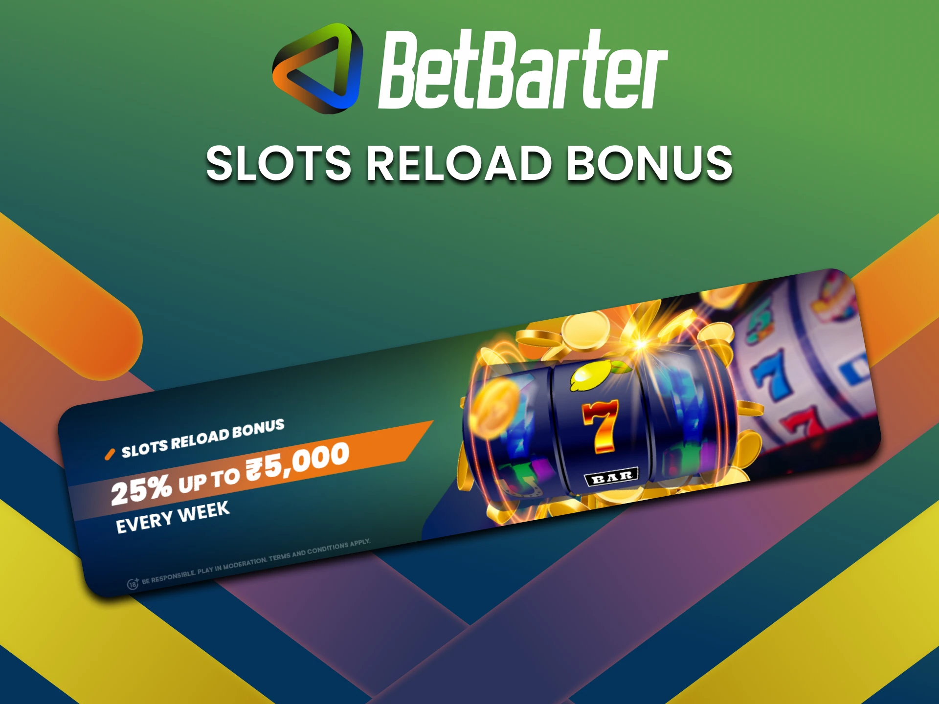 BetBarter gives a bonus for Slot.