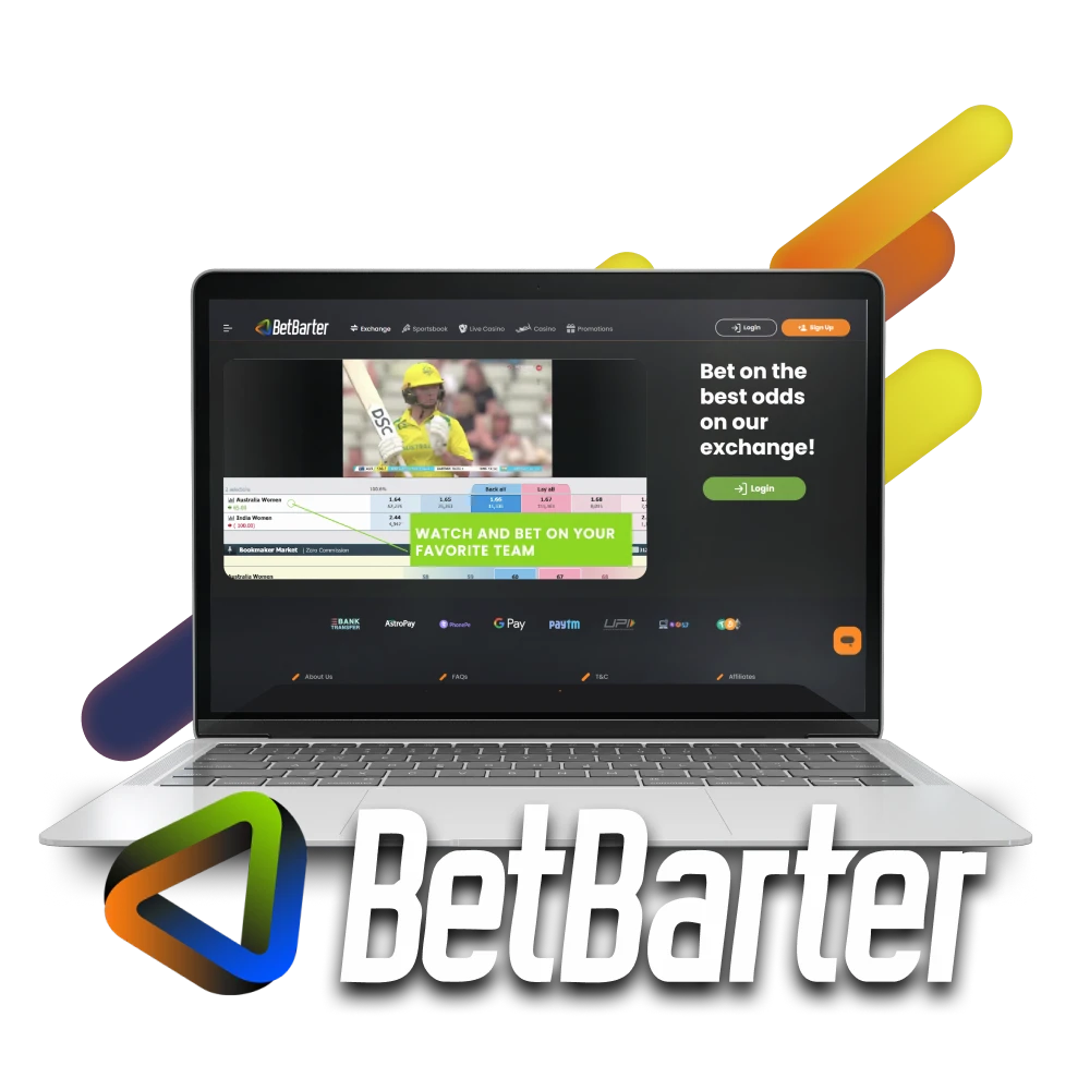 Choose bets on Exchange from BetBarter.