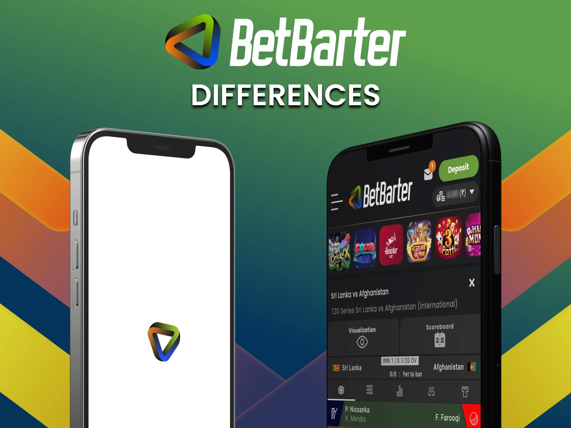 Find out the difference between the mobile site and the BetBarter app.