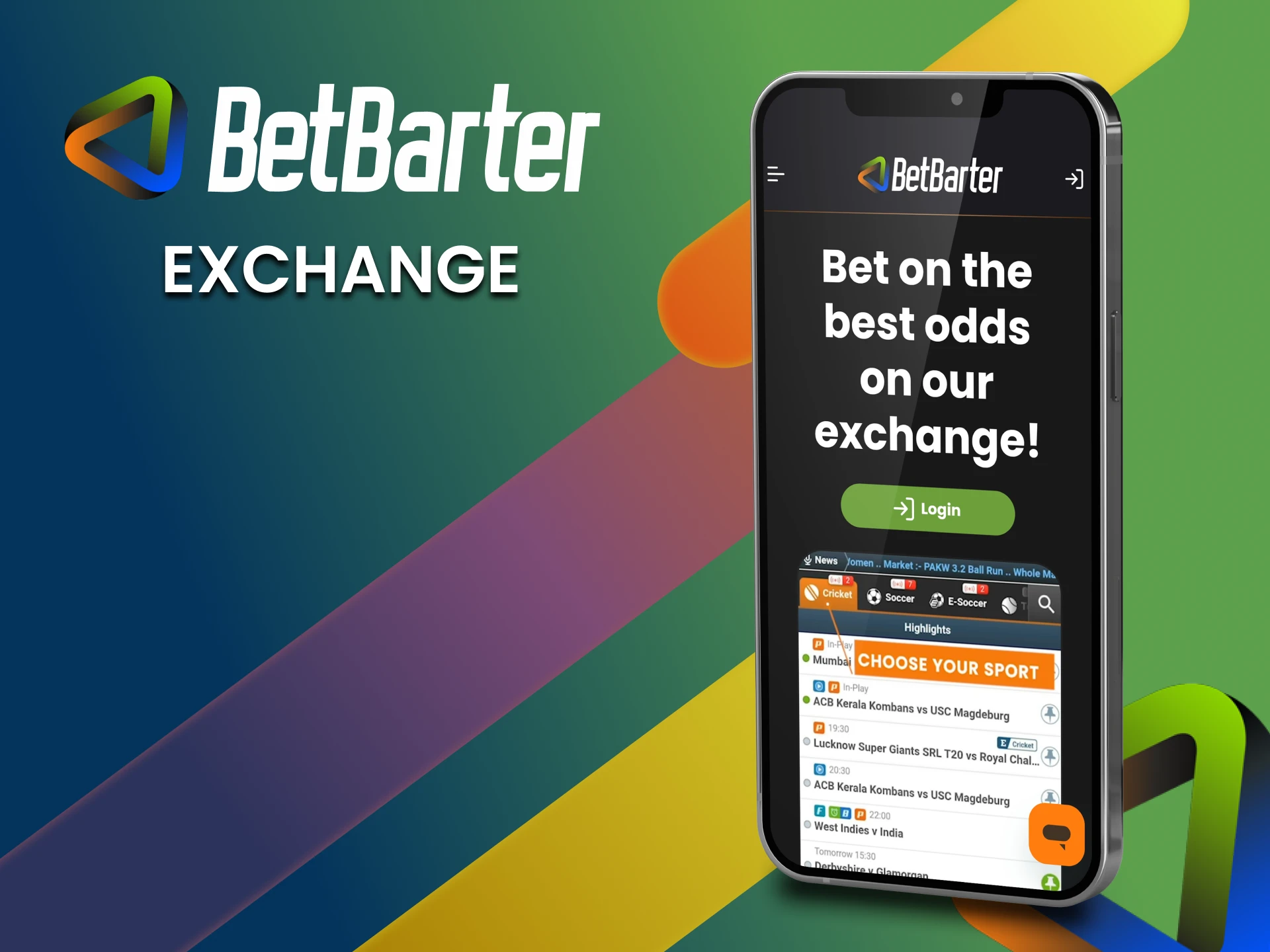 With a good interface, you can bet from the comfort of any convenient location on the BetBarter app.