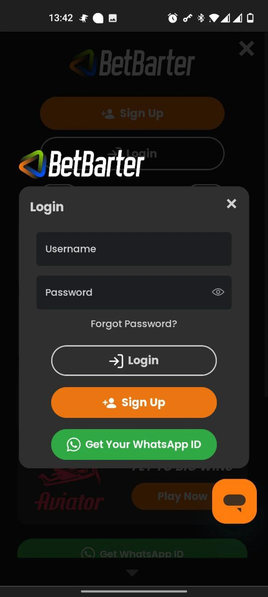 Log in to your personal IPL betting account with BetBarter.