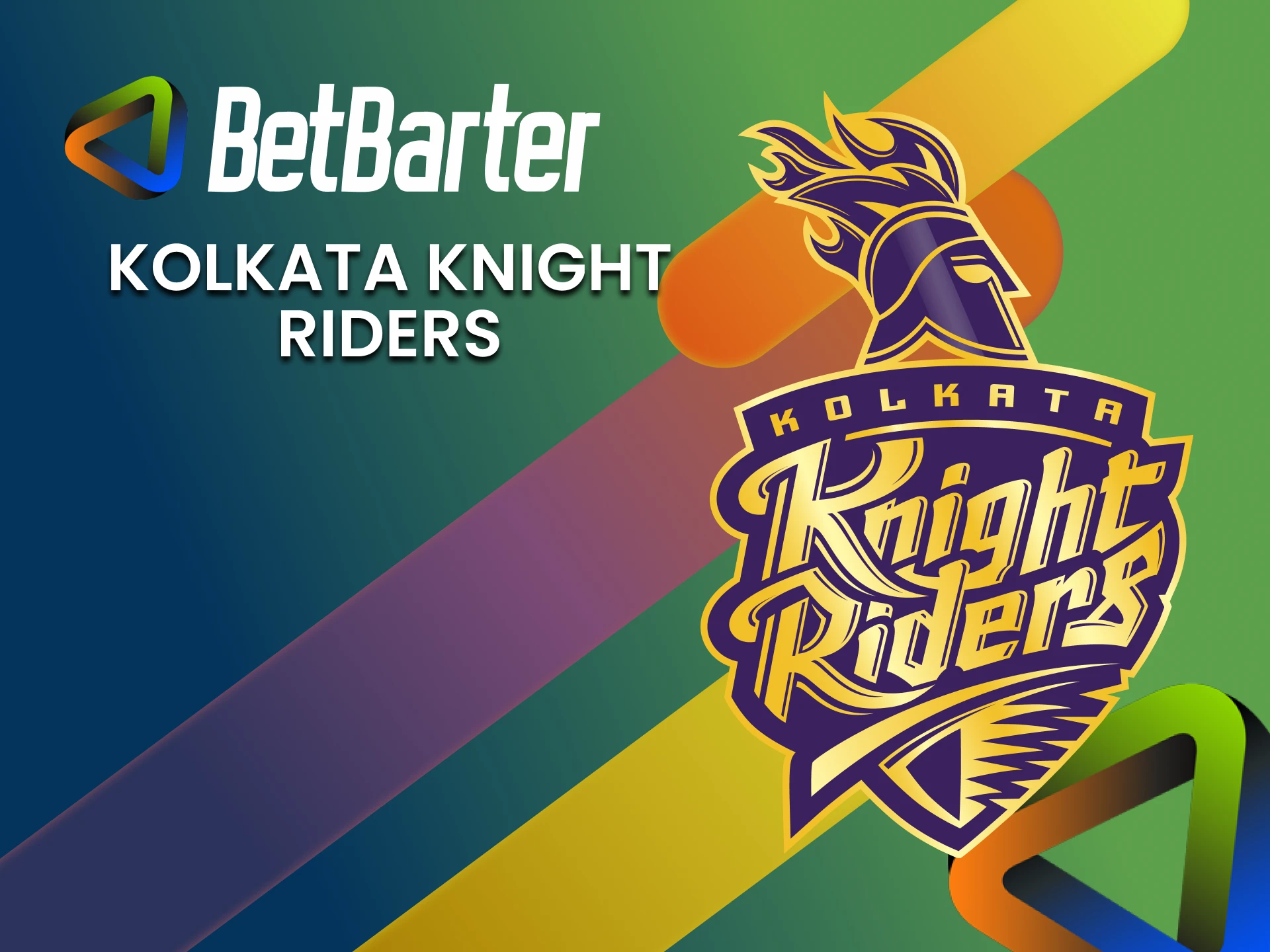 To bet on the IPL from BetBarter, choose the Kolkata Knight Riders team.