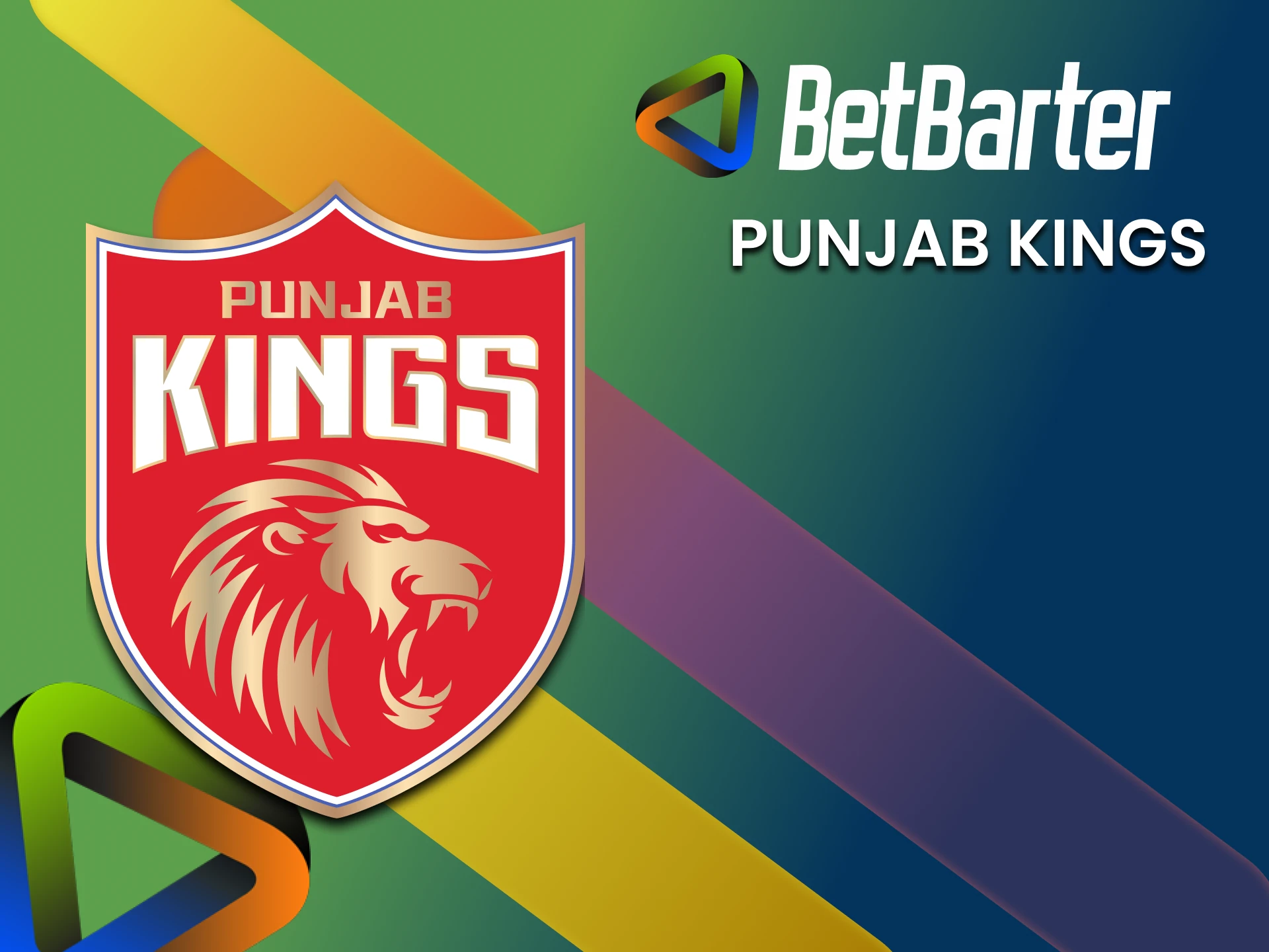 To bet on the IPL from BetBarter, choose the Punjab Kings team.